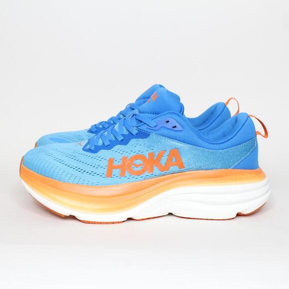 Hoka One One Mens Bondi 8 1123202 CSVO Blue Running Shoes Sneakers Size 8.5 D - Picture 3 of 8